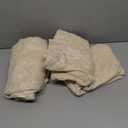 Sutuo Home Beige Lace Curtains 90 Inches Long, Leaf Embroidery Window Sheer Drapes Pair, Rod Pocket Vintage Country Window Treatments Set of 2 Panels for Bedroom Living Room, 57" W x 90" L