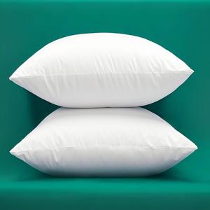 Set of 2 Ultra Plump Cotton Fabric Throw Pillow Inserts, Filler for Decorative Cushion Cover, 18 X 18 Inches, There are Multiple Sizes to Choose from