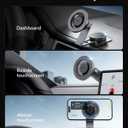 ESR for MagSafe Car Mount, Magnetic Car Mount,Dashboard/Tesla Touchscreen Phone Holder, Magnetic Phone Holder for Car, for iPhone 17-12, Samsung S26/S25,Charging Not Supported(2 Metal Rings Included)