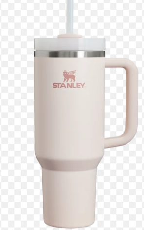 STANLEY Quencher H2.0 Tumbler with Handle and Straw 30 oz | Flowstate 3-Position Lid | Cup Holder Compatible for Travel | Insulated Stainless Steel Cup | BPA-Free | Light Pink