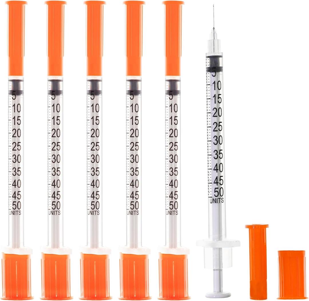 U-100 0.5ml 30 Gauge 5/16" Syringe, Individually Packed 20 PACK