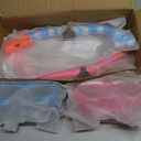 2 Sets Snorkeling Gear for Kids, Kids Snorkel Set for Ages 6-14, Dry Top Snorkel Mask Set for Youth Boys Girls Junior, Tempered Glass Diving Swimming Mask Goggles (Z-2Set(Blue blue+Pink)