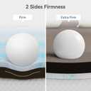 Firm to Extra Firm Mattress Topper Twin XL Size 3 Inch, Pain Relieving Foam Bed Topper for Extra Support, Gel Memory Foam&High-Density Foam Mattress Pad, CertiPUR-US Certified