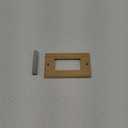 Solid Wood Single Rocker Light Switch Plate 4.5" X 2.76" Bamboo Light Switch Cover Quality Raw Wooden Decorative Bedroom Kitchen Home Decor (Single Rocker) (Standard Size)