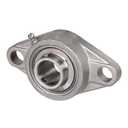 SUCSFL 205-14 Stainless Steel Flange Bearing Unit 7/8" Bore with Set Screw Suitable for Engines & Pump Paper Mill Off-Shore
