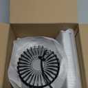 4 Inch Waterproof Recessed Led Lights, 3CCT Recessed Lights with J-Box, Round Recessed Lighting 3000-6000K Selectable, 15W 1700LM Soffit Canless Recessed Light for Bathroom,Living Room,Kitchen (2 PCS) (Black-White)