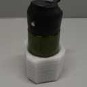 TrendPlain - Original 16oz/470ml Olive Oil Dispenser Bottle for Kitchen Gadgets and Air Fryer Accessories - Olive Oil Sprayer for Cooking w/Stickers - Black