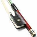 Cello Bow 4/4 Size Carbon Fiber Core Wood Skin Hybrid VINGOBOW 120C Master Level Ebony Frog Well Balanced Pernambuco Performance Sweet Warm Tone Mongolian Horse Hair