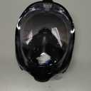 Greatever G2 Full Face Snorkel Mask with Latest Dry Top System, Foldable 180 Degree Panoramic View Snorkeling Mask with Camera Mount, Safe Breathing, Anti-Leak&Anti-Fog (Large/ X-Large, Black)