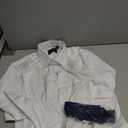 J.VER Men's Dress Shirts Solid Long Sleeve Stretch Wrinkle-Free Formal Shirt Business Casual Button Down Shirts (White, S)