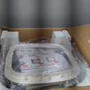 Automatic Cat Litter Box Self Cleaning - APP Control and Weight Monitoring - Ultra-Quiet, Suitable for Medium Cats and Kittens, Safe Anti-Pinch Litter Box (Assembly Required) - White