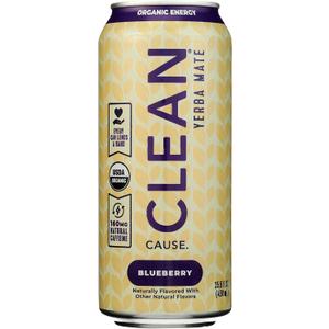 Clean Cause: Blueberry Non-Carbonated Organic Yerba Mate
