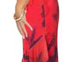 Womens Strapless Tube Maxi Dress Summer Sleeveless Mesh Ruffle Cocktail Party Long Dresses (XL)