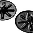 Qty (2) 314667 Replacement Jack Foot Pad with Attachment Pins,9" Diameter, 5th Wheel RV Landing Gear Foot Pad - 9" Round