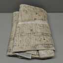 LIVEBOX Washable 2x6 Runner Rug for Bathroom, Non Slip Kitchen Mats for Floor Entryway, Boho Indoor Front Door Mat Low-Pile Runners for Hallways, Farmhouse Rugs for Bath Laundry, Tan