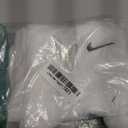 Nike Unisex Adult Everyday Cushioned Training Ankle Socks (6-Pack) (Small, White/Black)