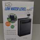 290GPH Turtle Tank Filter for 20-85 Gallon, Turtle Filter Low Water Level Available and Flow Adjustable, Turtle Water Filter for Shrimps Amphibians Turtle Tank Saltwater Freshwater Crystal Clear
