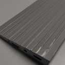 LIEKUMM 1" Rise PVC Threshold Ramp for Doorways, 1700 Lbs Capacity, Transition Ramp for Wheelchairs, Strollers, and Scooters, Cuttable, Grey (Gray)