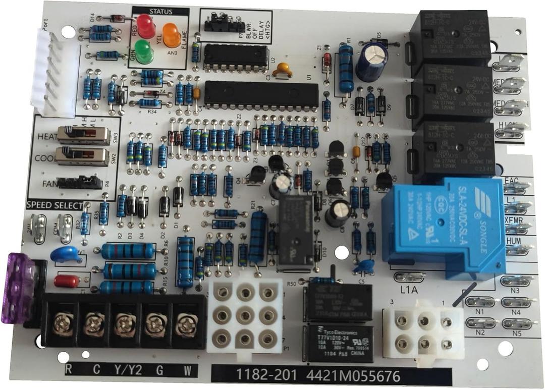 920915 Furnace Control Board 920-915 Direct Replacement for Nordyne 624742 904840 624844 G7 M7 Series Circuit Board Inter-Therm Mill-er Ta-ppan Frigi-Daire Gib-Son Single-Stage Gas Furnace