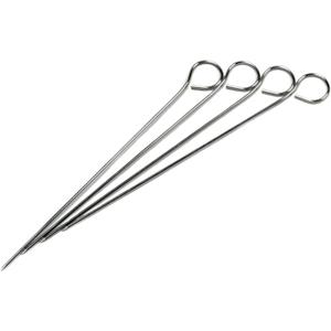 Chef Craft Premium BBQ Skewers, 9 inch 4 piece set, Stainless Steel