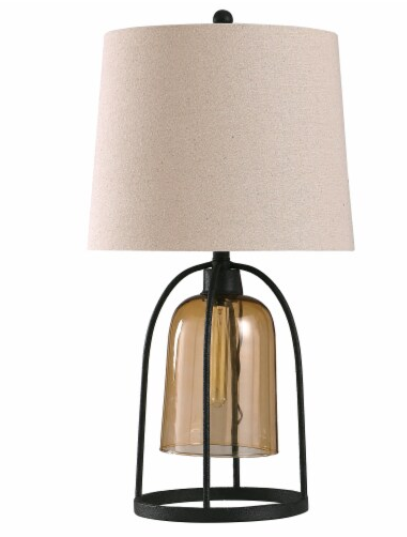 HomeHome DécorLamps & LightingStyleCraft Malvern Industrial Table Lamp - Amber / Black