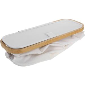 Mobestech Toilet Paper Organizer: Minimalist Toilet Paper Basket with Protective Lid Collapsible Tissue Holder for Bathroom and Home Organization