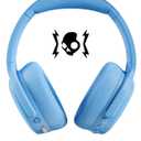 Skullcandy Crusher ANC 2 Wireless Over-Ear Bluetooth Headphones with Multi-Sensory Bass, Active Noise Cancelling, Up to 60 Hours Battery, Microphone for iPhone Android - Preppy Blue