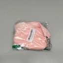 YDF The Iris Wallet for Women Mini Zip Card Case with Clear ID Window Zipper Coin Purse Lightweight Portable Keychain Wallet (Pink)