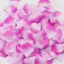 5 x CO-RODE 1200pcs Rose Petals,Artificial Flowers for Wedding,Parties,Romantic Night Atmosphere,Valentine's Day,Anniversaries,(Red Purple&White)