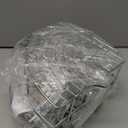 LEVERLOC 2 Pack Powerful Suction Cup Corner Shower Caddy, Stainless Steel Rustproof Shower Shelf with Hooks, Drill-Free Wall Mounted Bathroom Organizer, Large Capacity Removable Suction Basket, Silver