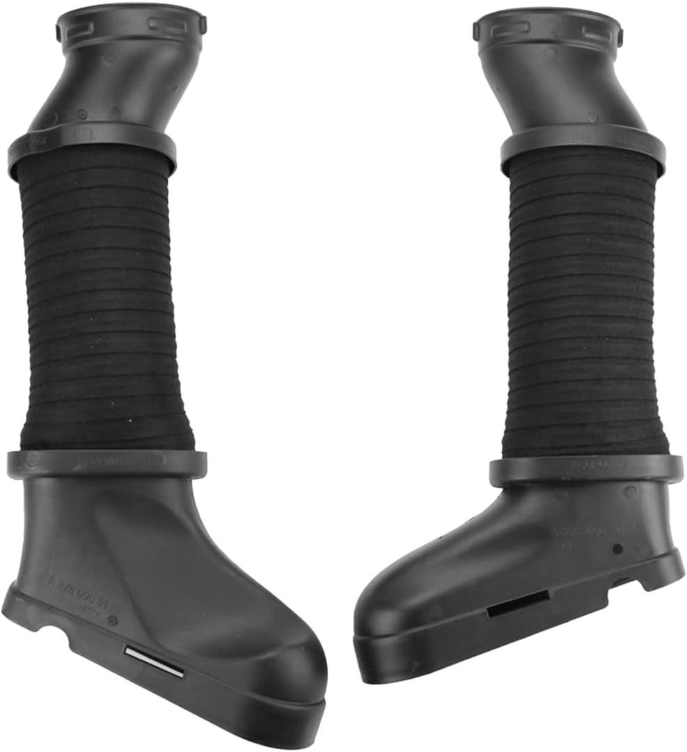 BINB ROAD Pair of Engine Air Intake Duct Hose Pipe 2780905182 2780902082 Compatible with Mercedes-Benz E550 CLS550 E63 AMG W212 W218