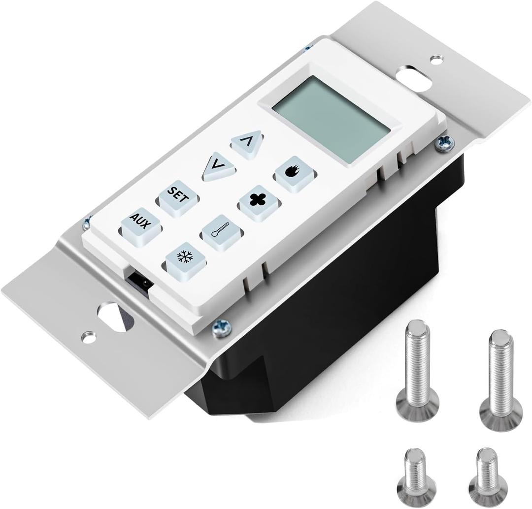 HTI-12-007 Wall Switch Wall Control Assembly Compatible with Heat N Glo, Heatilator, QuadraFire Gas Fireplaces, Used for Both NG and LP Units