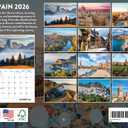 Spain Calendar 2026 Monthly Wall Calender 12 Month | American Made In The USA