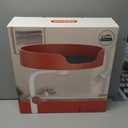 Cat Desk Bed Large Perch Nest with Teaser Easy Install,Space Saving Mount Design,Sturdy Frame,Removable Cushion,Clamp Desktop Attachment Hammock for Home Office,Side Table(White and Coffee)