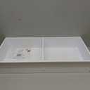 Homevacious 12"×24" Stainless Steel Shower Niche No Tile Needed White