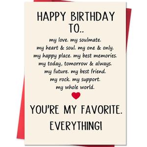 Funny Birthday Cards for Men，Unique Birthday Card Gifts for Husband Boyfriend，Happy Birthday Decorations for Him, 5.3*8in