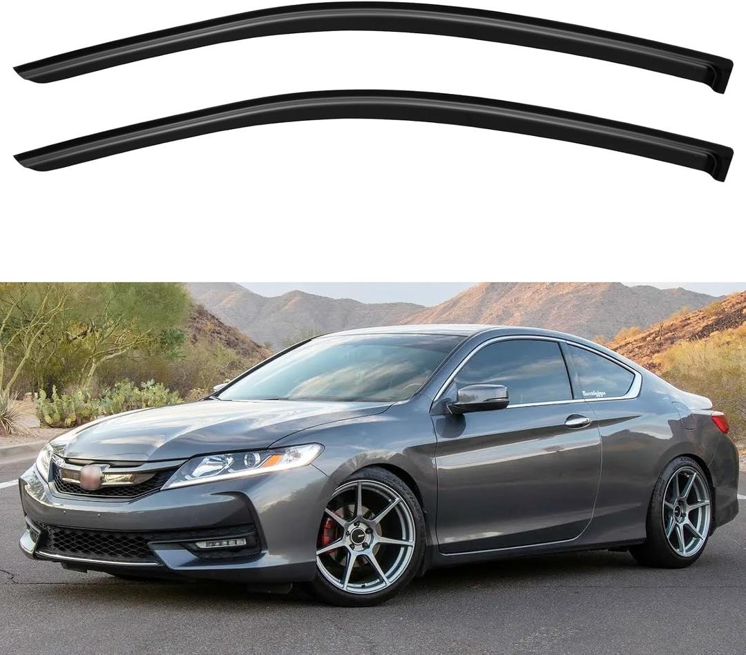 Window Visors Rain Guards for 2013-2017 Honda Accord Coupe