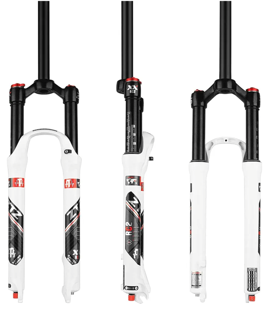 ZTZ MTB Air Suspension Fork，Fit for 26 inch Mountain Bike, 120mm Travel, Rebound Adjust, QR 9mm, Manual/Remote Lockout, XC/AM Mountain Bike Front Fork, Ultralight