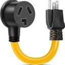 Dryer Adapter Cord,NEMA 5-15P Male to 10-30R Female Power Cable Cord Convertor Heavy Duty STW 10AWG, 3 Prong Female Receptacle ONLY for 15A 120V Device NOT 220V