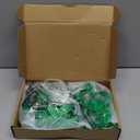 Geelin 12 Sets Swing Pacifier Baby Shower Games Funny Gender Reveal Games, Include 1 Wooden Sign and 12 Plastic Pacifiers for Bridal Baby Shower Gender Reveal Party Women Men(Jungle Animals,Green)