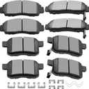 SCITOO D787 D1336 Front Rear Ceramic Brake Pads Sets Fit For Acura TSX 2010,For Honda For Accord 2008-2010