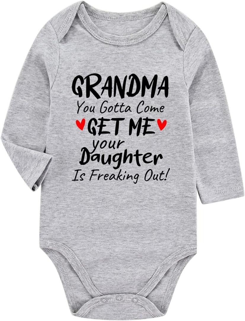 Like Aunt Perfect Baby Boy Clothes Unisex Funny Baby Girl Bodysuit 0-3 months (Gray)