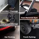 Heavy Duty Diamond-Plate Rubber Flooring Roll 4x6 FT, Multi-Purpose Waterproof Anti-Slip Floor Mat, Easy to Clean Under Equipment, Mats for Garage, Gym, Stable, Basement, Kennel
