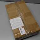 Yawinhe Industrial Pipe Clothes Rack with Top Shelf, Wall Mounted, Space Saving Hanger with 4 Bases, for Shops, Homes, 27.5''Lx10.2''Wx10.2''H, Rustic Brown, 1-Pack