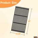 17 Inch Grill Grates for Charbroil TRU Infrared Grill 4-Burner 463255020 463257520 463242715 463242716 463276016 466242715 466242716 466242816 G533-0009-W1, for Charbroil Grill Replacement Parts, 17" x 9 1/2" Grill Grate(4 Burner)