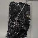 Girls Mermaid Skeleton Costume Kids Ariel Princess Black Dress Halloween Cosplay Outfits with Accessories (5-6Y)