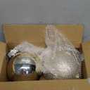 XmasExp 6in Large Christmas Ornaments Christmas Ball Ornaments Giant Tree Decoration Shatterproof Decorative Hanging Balls for Holiday Party Decor(Champagne,2pcs)