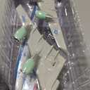 New B747 Model Airplane Kit with Openable Doors and LED Lights 18.1 Inches