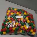 12 Pcs Holi Decorations Marigold Garland 4 ft Long Artificial Marigold Flowers with Gold Bells Indian Decorations for Home, Pooja, Diwali, Wedding, Holi Festival Party Supplies(Colorful)