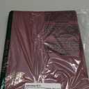 Wonderpool A4 PU Leather Portfolio Holder Ring File Document Case with Removable Binder Clipboard, Multi Pocket and Legal Pad for Business Organizer Interview and Meeting (Wine red)